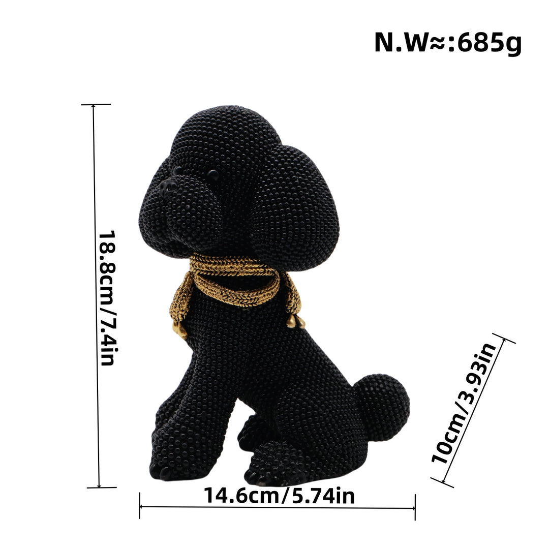 Decorative dog figure in modern design Stornfield