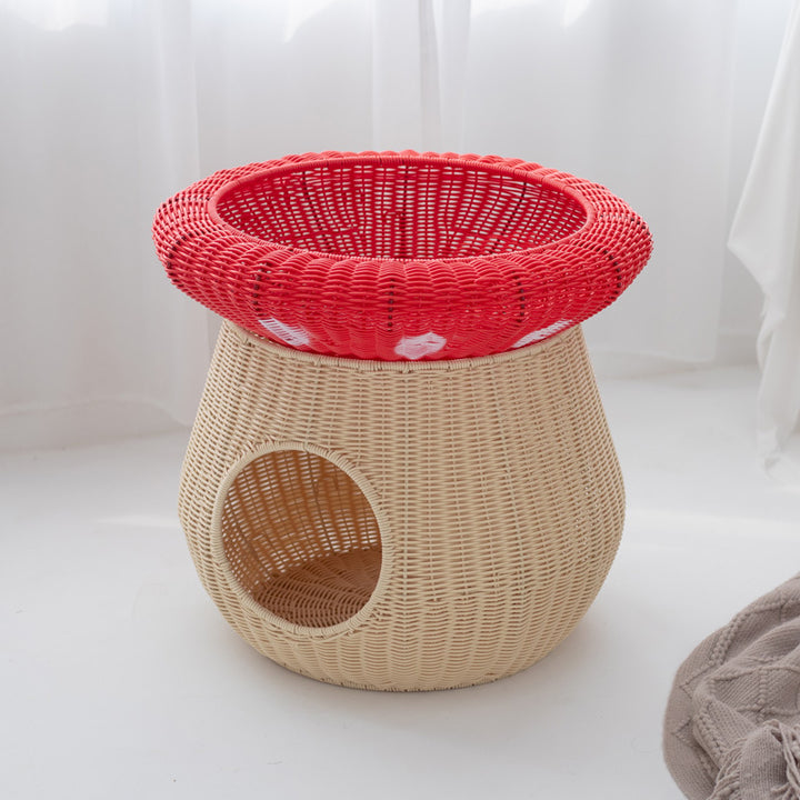 Cat bed with integrated sleeping area Stornfield