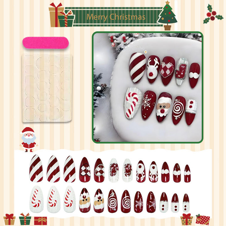 Christmas artificial fingernails Stornfield