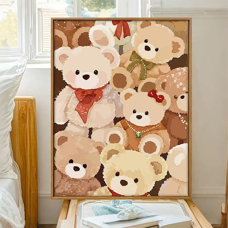 Cute Bear-Themed Decorative Wall Art Stornfield