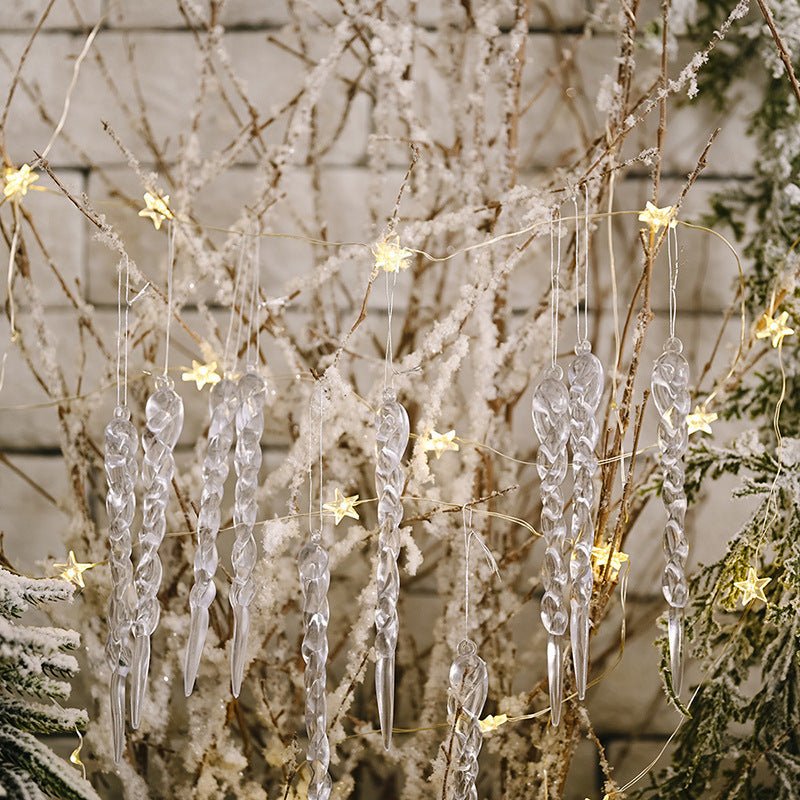 Christmas Tree Icicle Ornaments