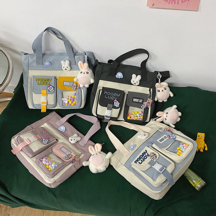 Whimsical Multi-Compartment Messenger Bag Stornfield