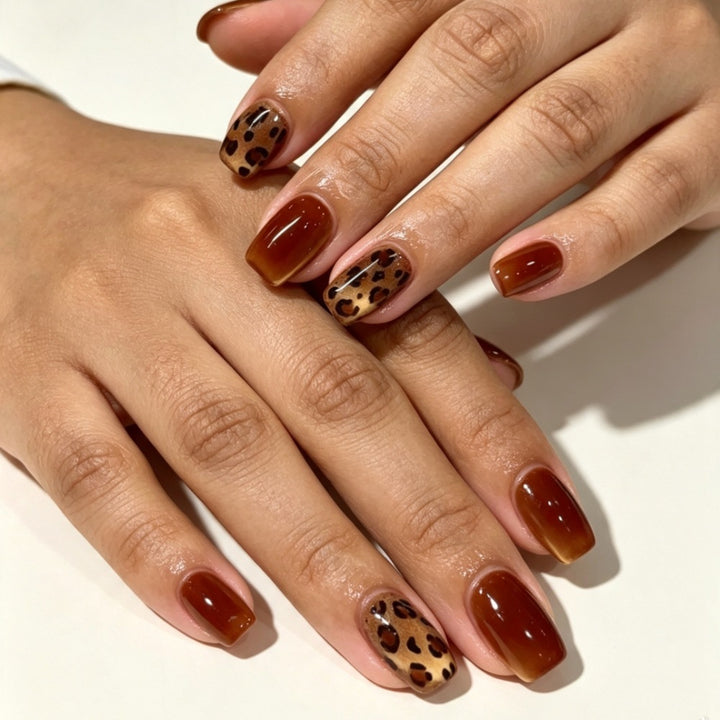 Glamorous Animal Print Press-On Nail Set Stornfield
