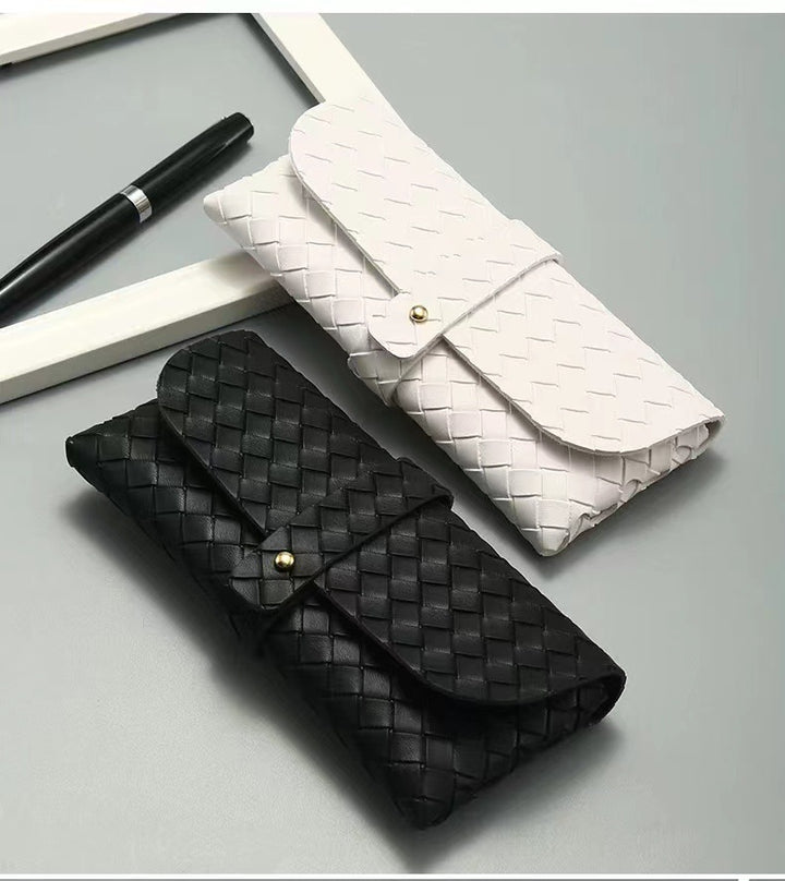 Woven Leather Clutch Stornfield