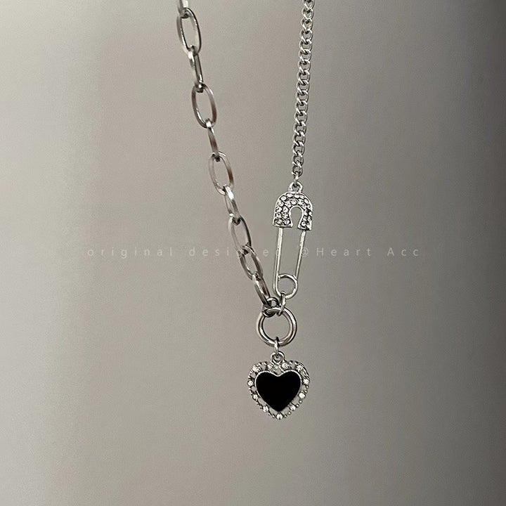 Heart-Shaped Pendant Necklace with Chain Stornfield