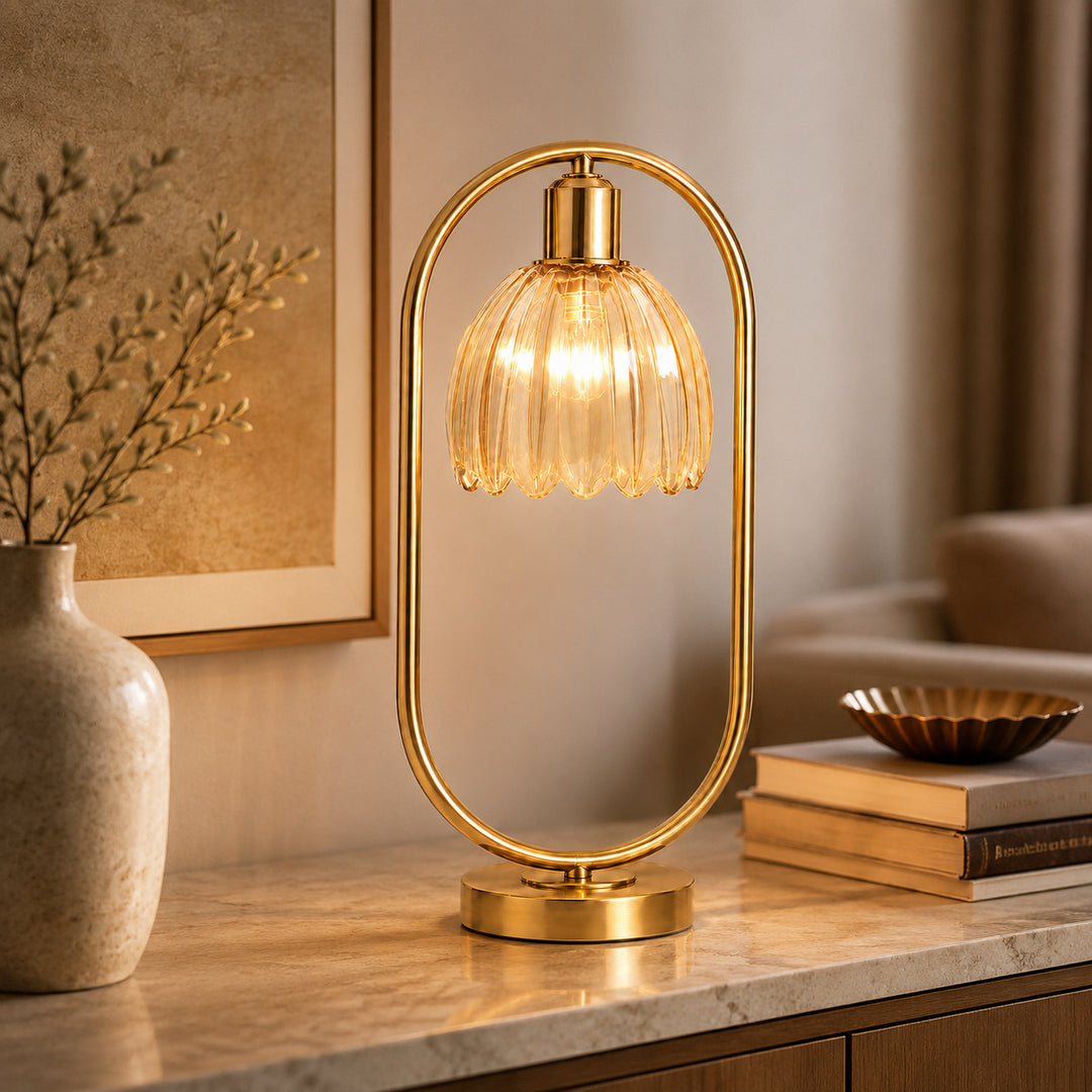 Modern Crystal Globe Table Lamp