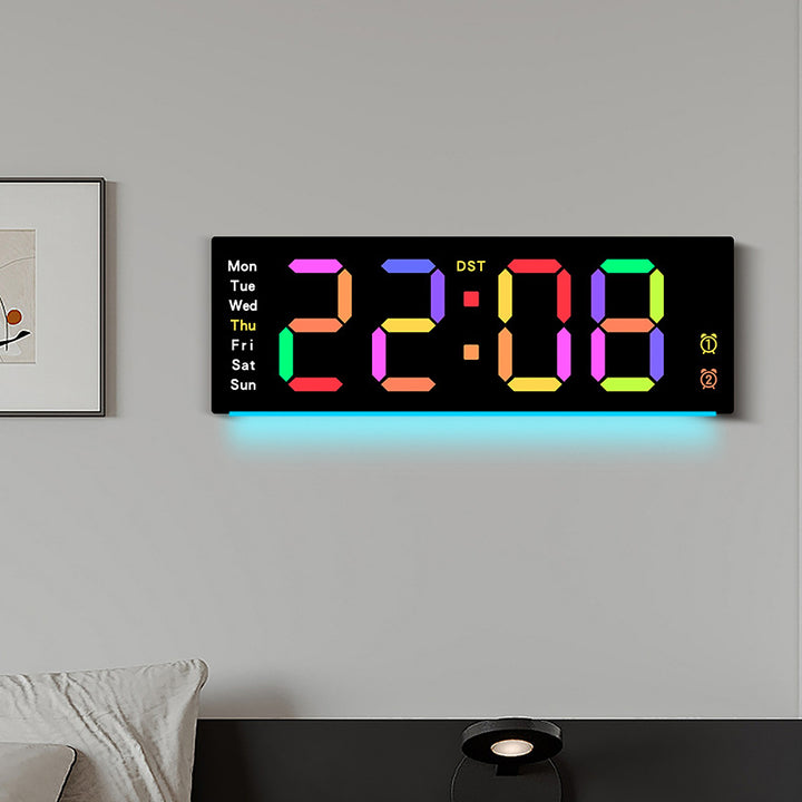 Digital wall clock with temperature sensor Stornfield