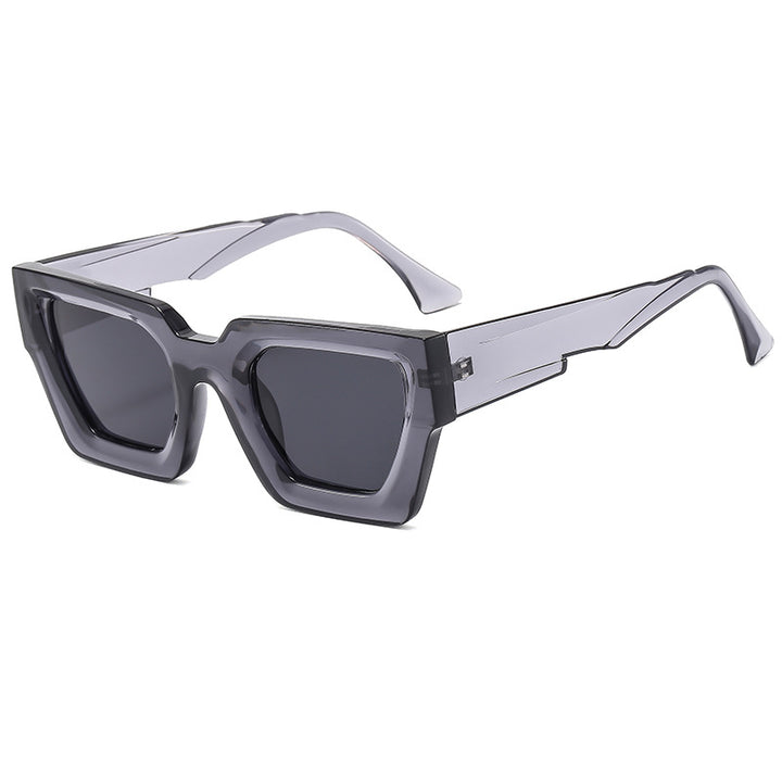 Ladies stylish square sunglasses in modern design with refined plastic frame Stornfield