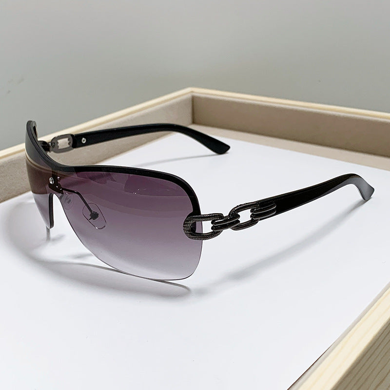 Unisex Chic Shield Sunglasses Stornfield