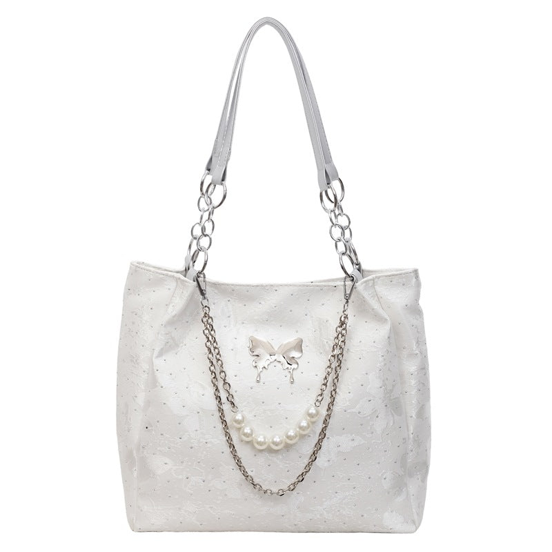Elegant Pearl-Detail Handbag Stornfield
