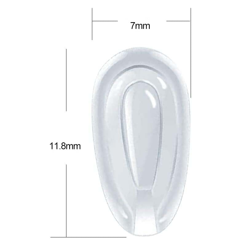 Transparent Gel Eyewear Nose Pads Stornfield
