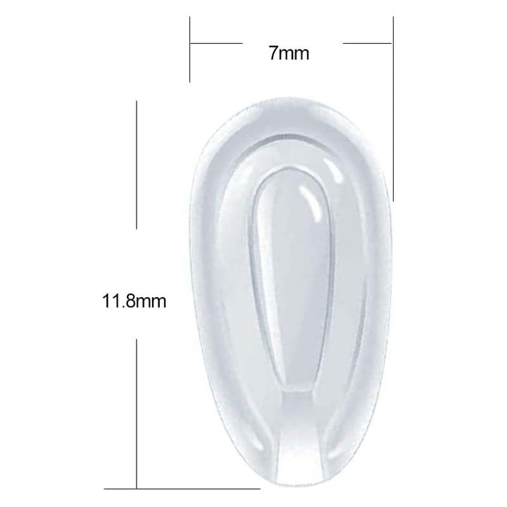 Transparent Gel Eyewear Nose Pads Stornfield
