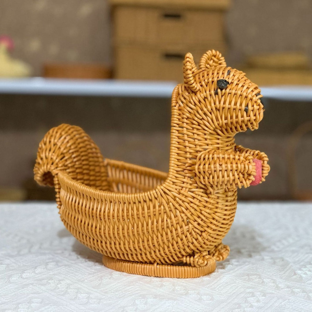 Cute Bunny-Shaped Woven Storage Basket Stornfield