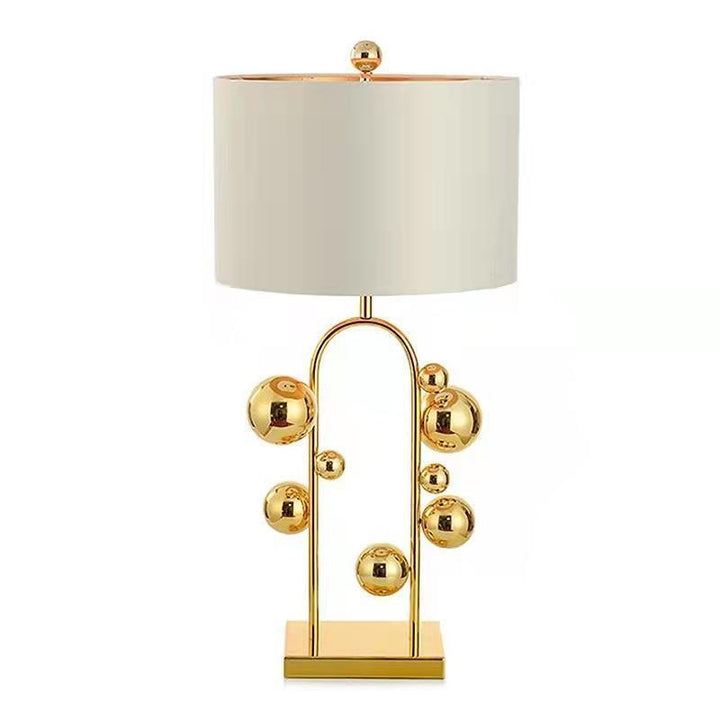 Modern Sculptural Table Lamp with Geometric Design