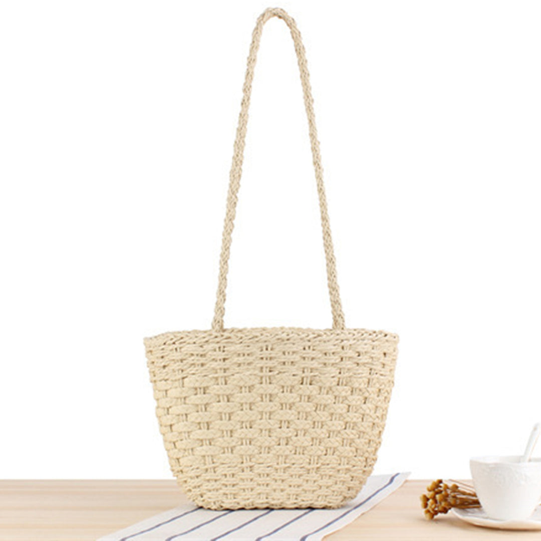 Handcrafted straw tote bag Stornfield