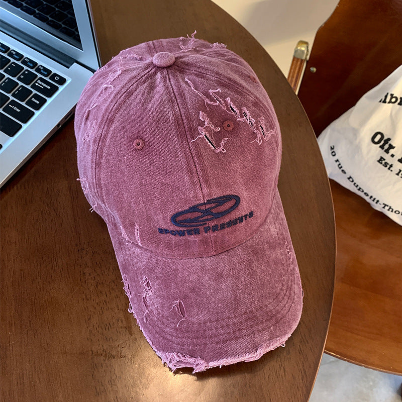Men's Distressed Denim Baseball Cap Stornfield 1784270624