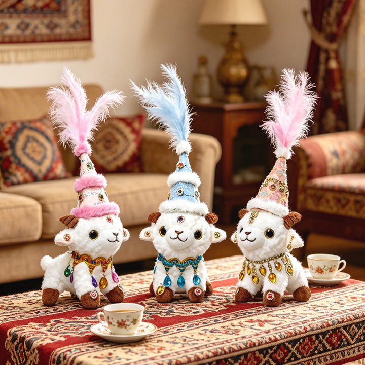 Jewel-Embellished Plush Lamb Collectible Stornfield