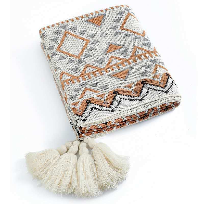 Decorative Woven Throw Blanket
