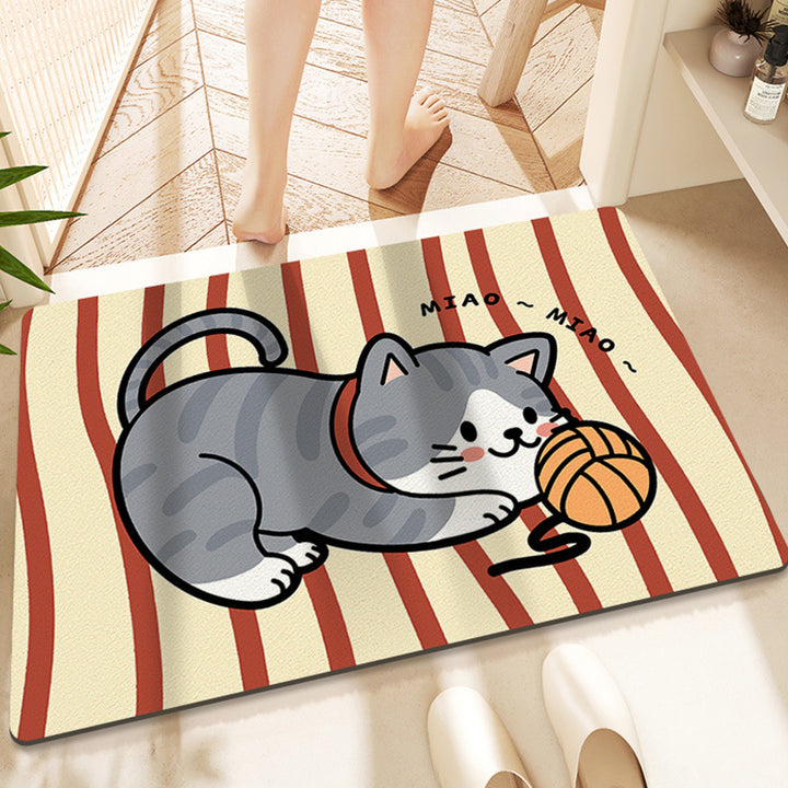 Playful Rabbit-Themed Area Rug