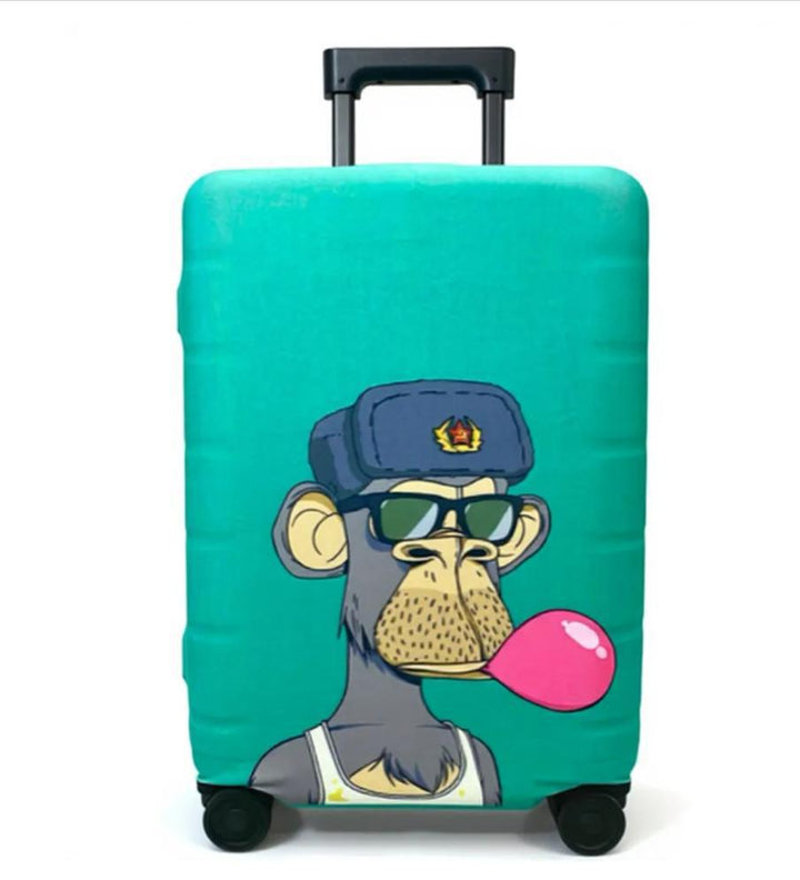 Unisex nan elastic suitcase cover with 3D dog design for trolley, stretchy and scratch-resistant Stornfield
