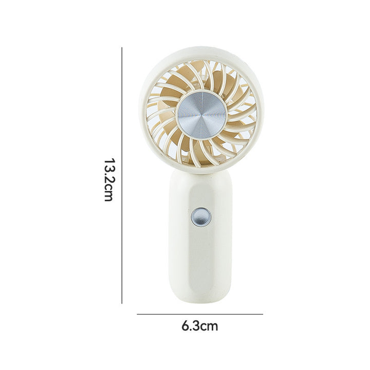 Women Portable Mini Hand Fan with Ergonomic Design and USB Charging Function Stornfield