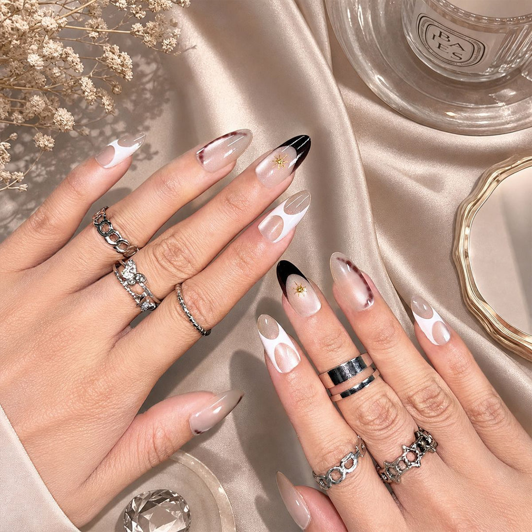 Artistic Press-On Nail Tips Set Stornfield