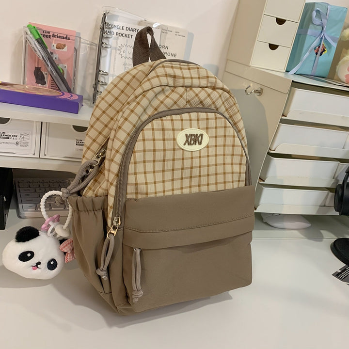Chic Plaid Design School Backpack Stornfield