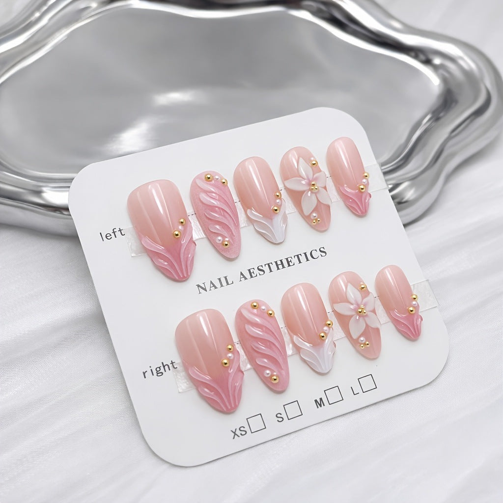 Elegant Floral Nail Set Stornfield