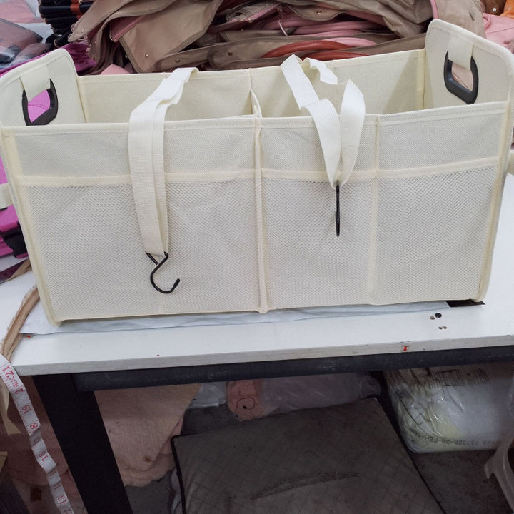 Organizer storage basket with side compartments Stornfield