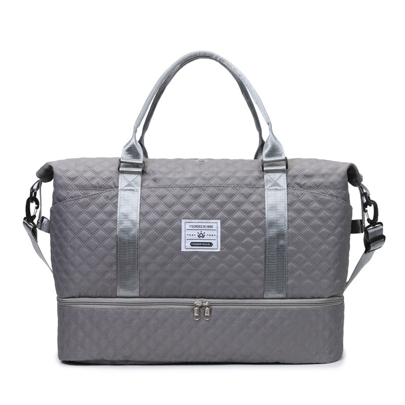 Quilted Travel Weekender Bag