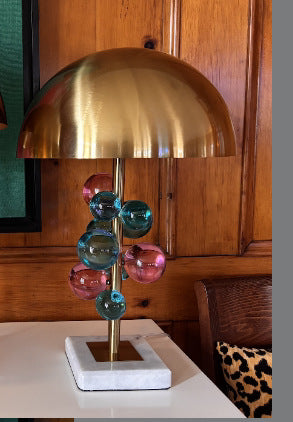 Luxurious Modern Glass Bubble Accent Lamp