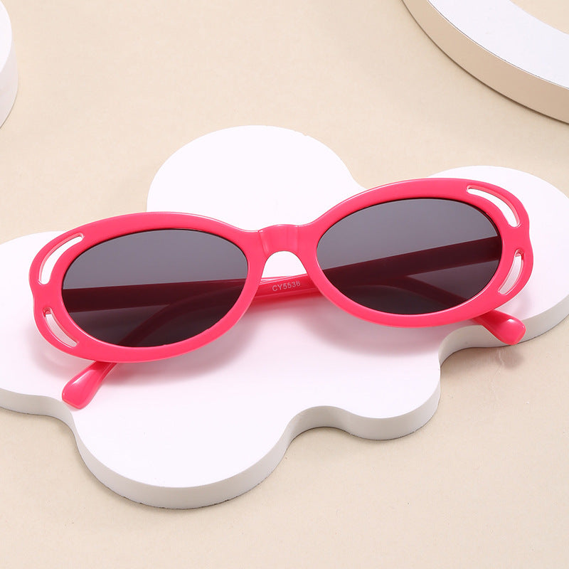Women's fashionable sunglasses with oval frame and unique design Stornfield