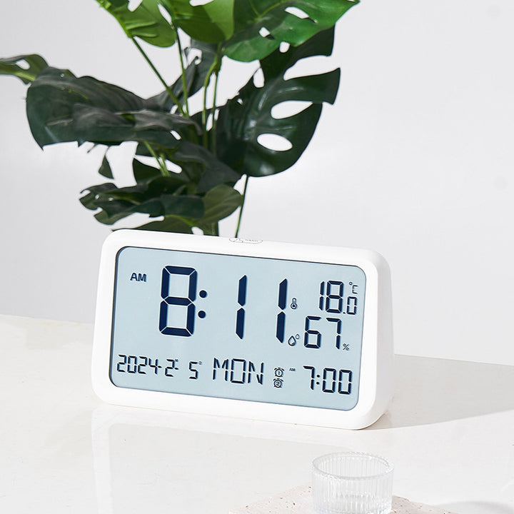 Digital alarm clock with temperature and humidity display Stornfield