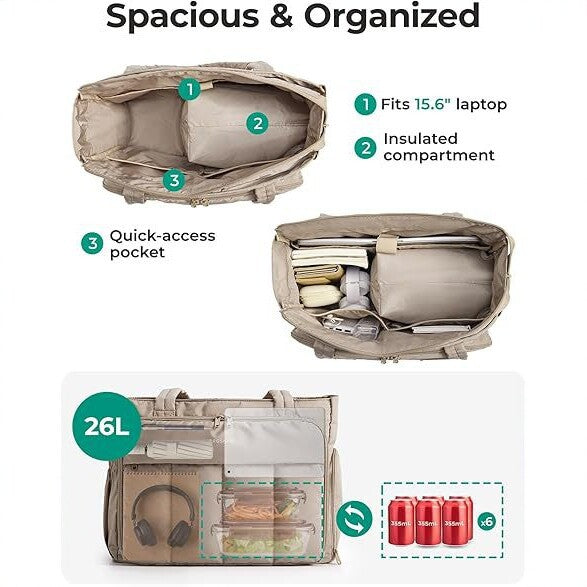 Insulated everyday and laptop bag Stornfield