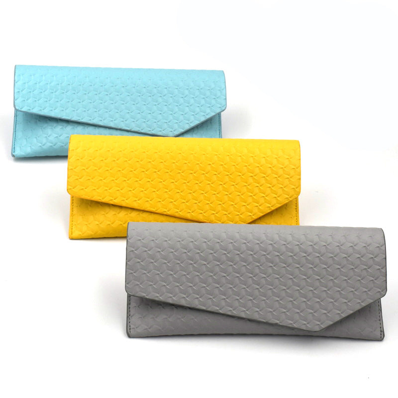 Textured Leather Clutch Wallet Stornfield