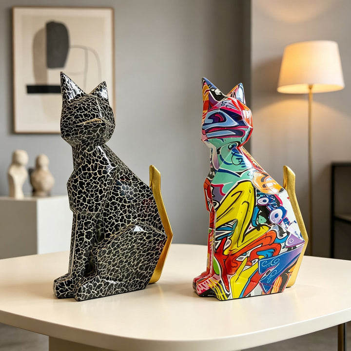 Colorful lion figure made of high-quality resin Stornfield
