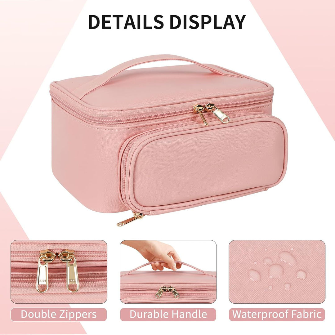 Cosmetic Organizer with Compartments and Mirror Stornfield