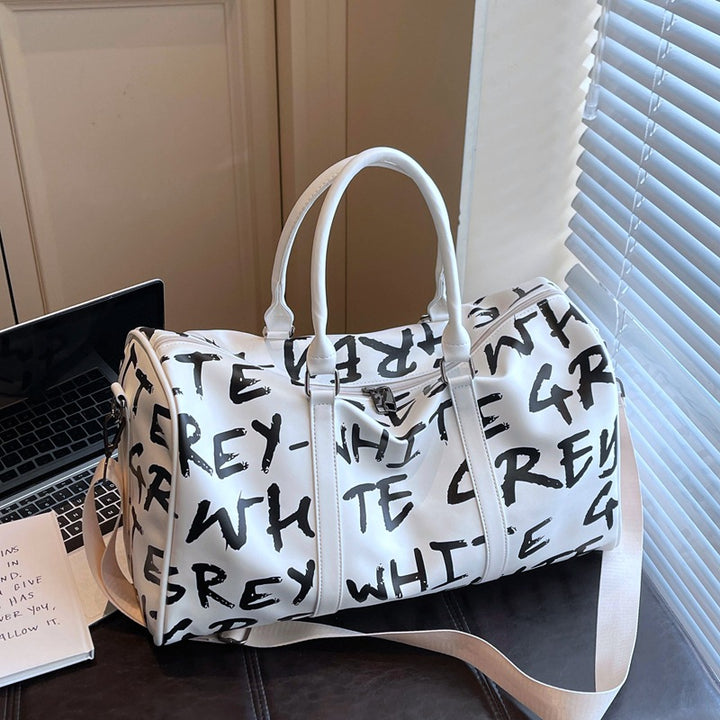 Stylish Graphic Print Duffle Bag Stornfield