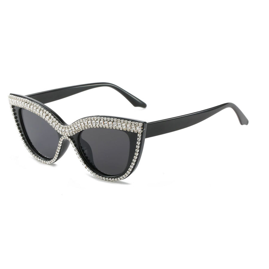 Statement Cat-Eye Sunglasses with Crystal Detailing Stornfield