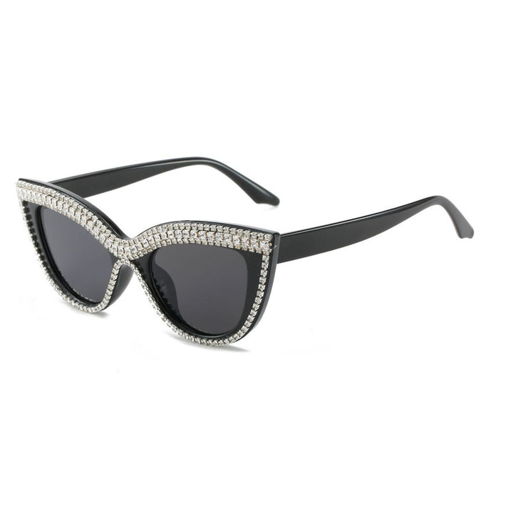 Statement Cat-Eye Sunglasses with Crystal Detailing Stornfield