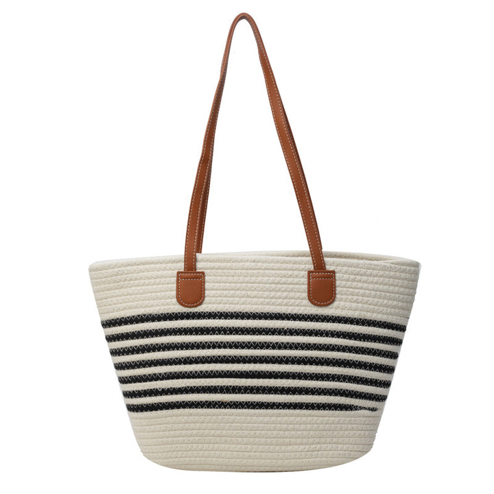 Stylish Striped Beach Tote Stornfield