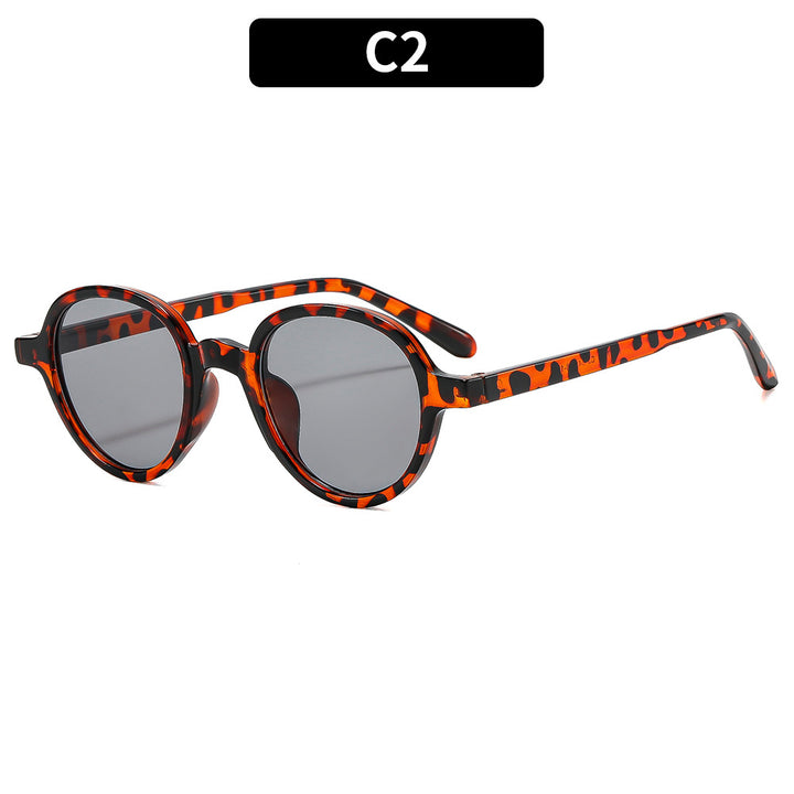 Trendy Oversized Round Frame Sunglasses