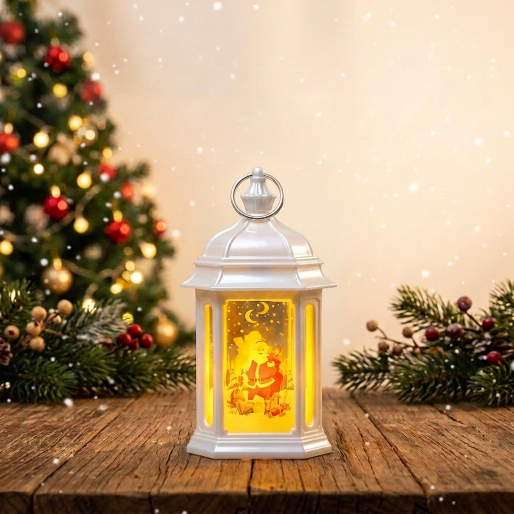 Atmospheric LED Christmas lantern
