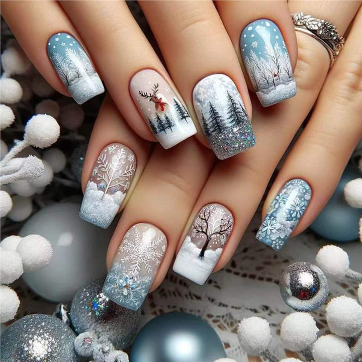 Festive Holiday Nail Art Stornfield