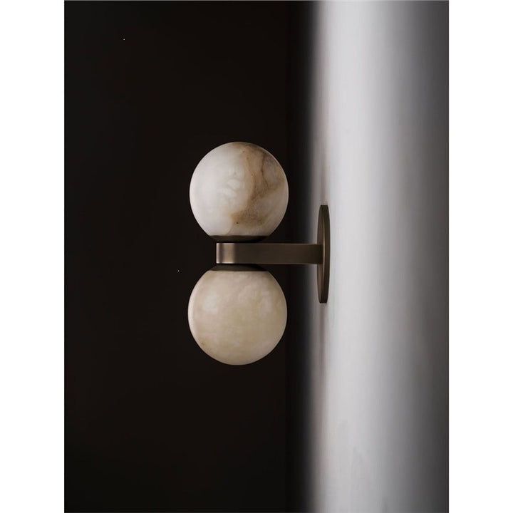 Modern Marble Sphere Wall Lamp