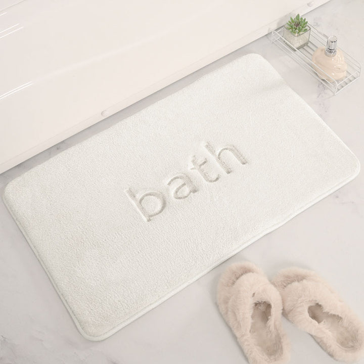 Luxurious Embossed Bath Mat