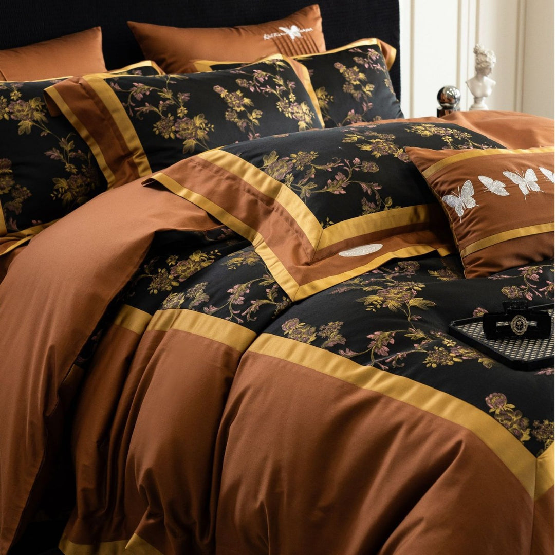 Luxury Satin-Blend Duvet Cover Bedding Set
