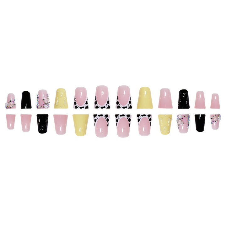 Artistic Multi-Texture Nail Extensions Stornfield