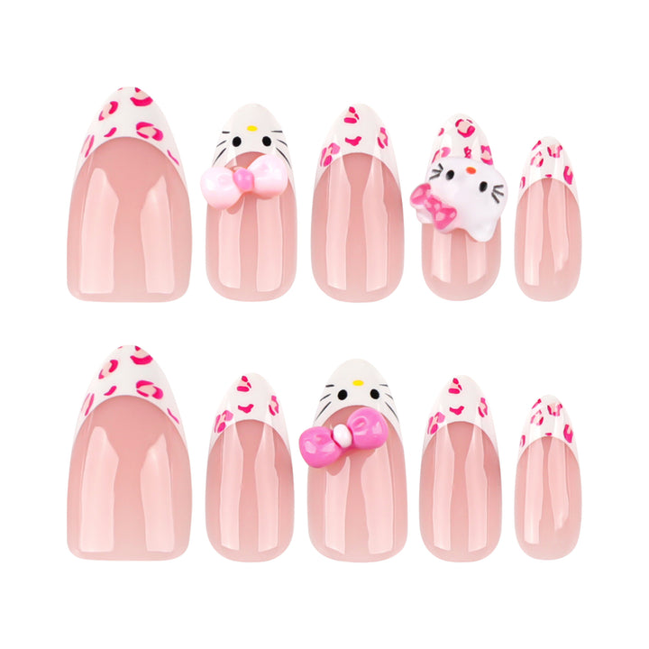 Artful Nail Extensions with Cute Motif Accents Stornfield