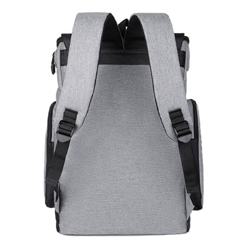 Roll-Top Urban Backpack with Multifunctional Storage Stornfield
